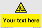 WV5192: Custom Scaffold Incomplete Sign