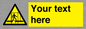 WV5192: Custom Scaffold Incomplete Sign