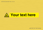 WV5192: Custom Scaffold Incomplete Sign