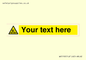 WV5192: Custom Scaffold Incomplete Sign