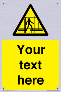 WV5192: Custom Scaffold Incomplete Sign