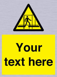 WV5192: Custom Scaffold Incomplete Sign
