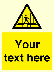 WV5192: Custom Scaffold Incomplete Sign