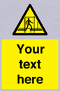 WV5192: Custom Scaffold Incomplete Sign