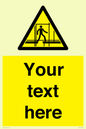 WV5192: Custom Scaffold Incomplete Sign