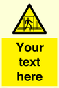 WV5192: Custom Scaffold Incomplete Sign
