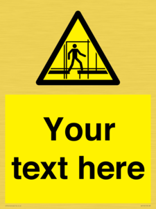 WV5192: Custom Scaffold Incomplete Sign