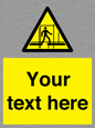 WV5192: Custom Scaffold Incomplete Sign
