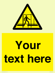 WV5192: Custom Scaffold Incomplete Sign