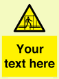 WV5192: Custom Scaffold Incomplete Sign