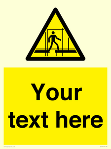 WV5192: Custom Scaffold Incomplete Sign
