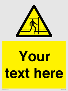 WV5192: Custom Scaffold Incomplete Sign