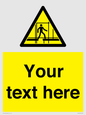 WV5192: Custom Scaffold Incomplete Sign