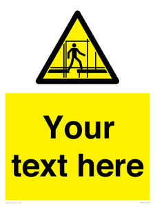 WV5192: Custom Scaffold Incomplete Sign