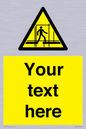 WV5192: Custom Scaffold Incomplete Sign