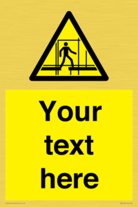 WV5192: Custom Scaffold Incomplete Sign