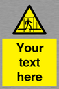 WV5192: Custom Scaffold Incomplete Sign