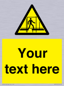 WV5192: Custom Scaffold Incomplete Sign