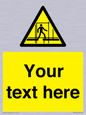 WV5192: Custom Scaffold Incomplete Sign