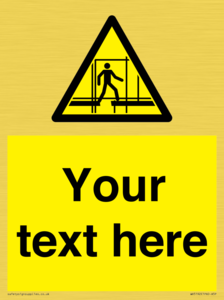WV5192: Custom Scaffold Incomplete Sign