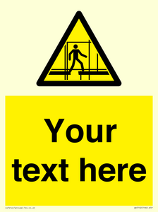 WV5192: Custom Scaffold Incomplete Sign