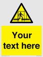 WV5192: Custom Scaffold Incomplete Sign
