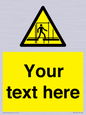 WV5192: Custom Scaffold Incomplete Sign