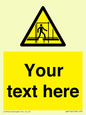 WV5192: Custom Scaffold Incomplete Sign