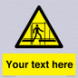 WV5192: Custom Scaffold Incomplete Sign