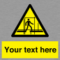 WV5192: Custom Scaffold Incomplete Sign