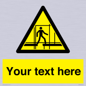 WV5192: Custom Scaffold Incomplete Sign