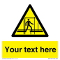 WV5192: Custom Scaffold Incomplete Sign