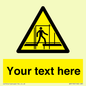 WV5192: Custom Scaffold Incomplete Sign
