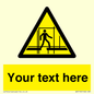 WV5192: Custom Scaffold Incomplete Sign