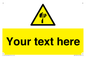 WV5193: Custom Sharp Warning Sign