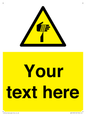 WV5193: Custom Sharp Warning Sign