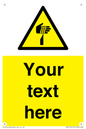 WV5193: Custom Sharp Warning Sign