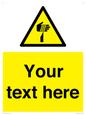WV5193: Custom Sharp Warning Sign