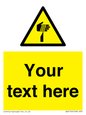 WV5193: Custom Sharp Warning Sign