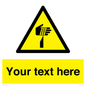 WV5193: Custom Sharp Warning Sign
