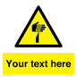 WV5193: Custom Sharp Warning Sign