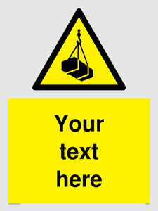 WV5194: Custom Overhead Load Sign