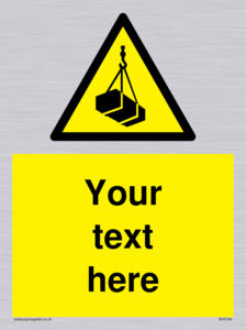WV5194: Custom Overhead Load Sign
