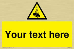 WV5194: Custom Overhead Load Sign