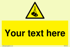 WV5194: Custom Overhead Load Sign