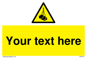 WV5194: Custom Overhead Load Sign