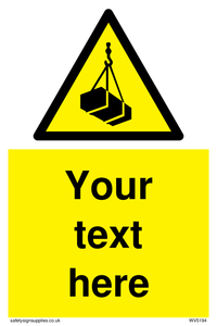 WV5194: Custom Overhead Load Sign