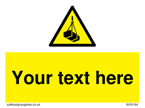 WV5194: Custom Overhead Load Sign