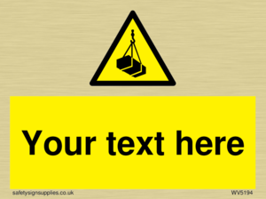 WV5194: Custom Overhead Load Sign