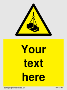 WV5194: Custom Overhead Load Sign